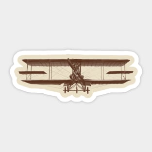 Biplane Sticker